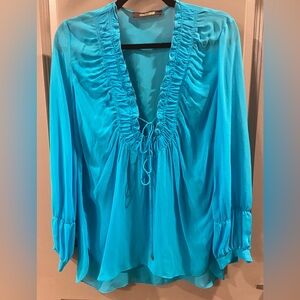 Roberto Cavalli Silk Blouse 38